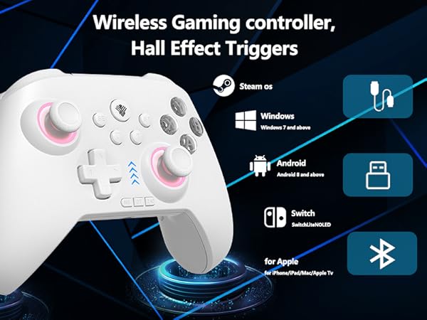steam controller pc for switch gaming game wireless bluetooth deck computer 2.4 ghz 2 Nintendo