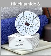 REVITALE Pure Vegan Under Eye Patches, Helps Reduce Puffy Eyes & Dark Circles, Revitalise Dull Ey...