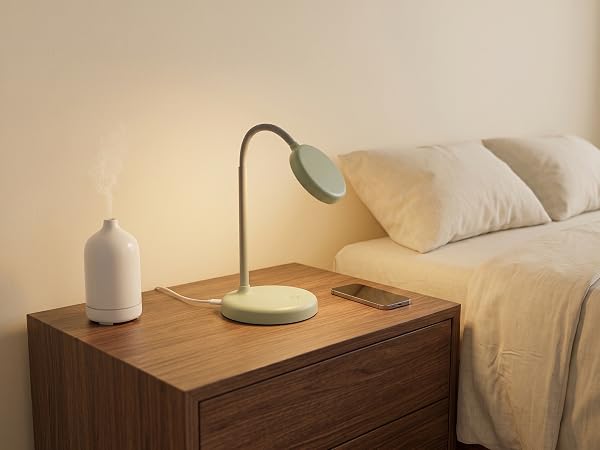 lamp on bedroom