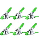 6-Piece 8-inch Heavy Duty Spring Clamp, Large Spring Clamps for Woodworking, Metal Clips 3.4-inch...