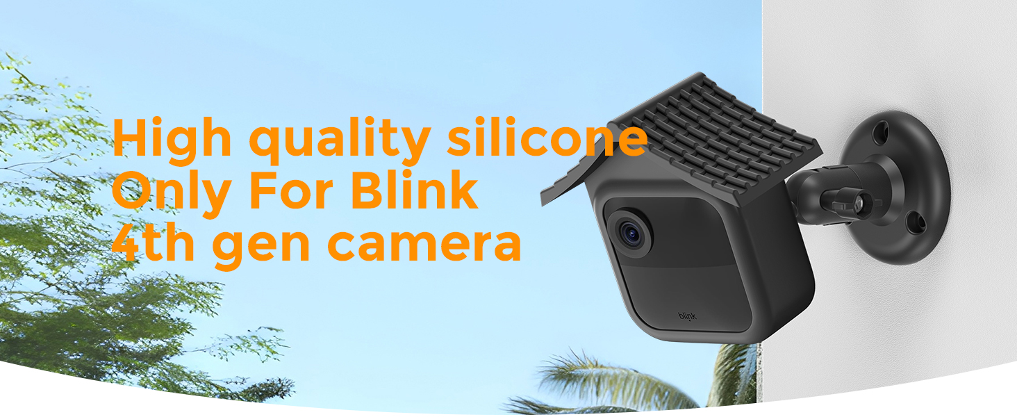 Silicone Case Cover for Blink Outdoor 4 (4th Gen), Outdoor 2K +