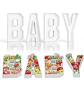 HILAVO Baby Letters for Charcuterie Board, 4 PCS 13.7