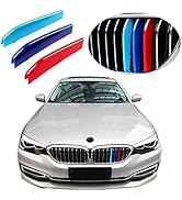 Exact Fit ///M-Colored Grille Insert Trims Compatible with 2017-2020 G30 G31 5 Series Sedan 520i ...
