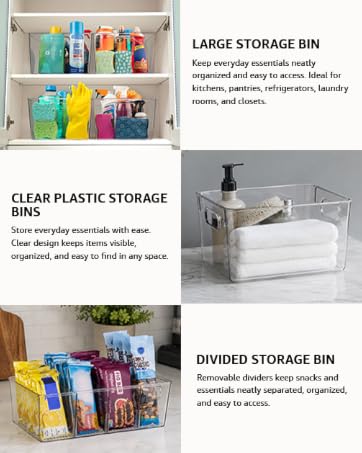 ClearSpace organizers keep kitchen and pantry essentials neat, visible, and easy to find.