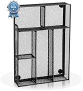 Kciplab Desk Drawer Organizer, Office Drawer Divider Organizer Tray with 6 Compartments, Metal Me...