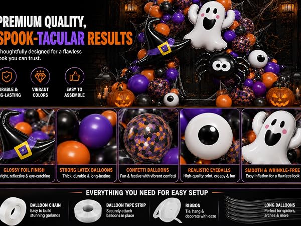 Halloween Balloon Arch Kit