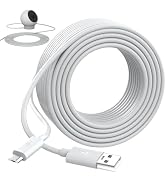 10M/33FT Micro USB Cable Power extension Cord Compatible with eufy Indoor Camera E200 WYZE Cam Pa...