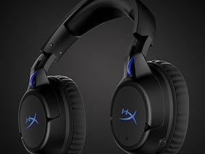 90° rotating ear cups featuring LED lighting effects