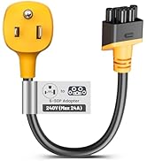 MECMO NEMA 6-50 Adapter for Tesla Gen 2 Mobile Charger, 32 Amp 240V, NEMA 6-50P to Tesla Gen II M...