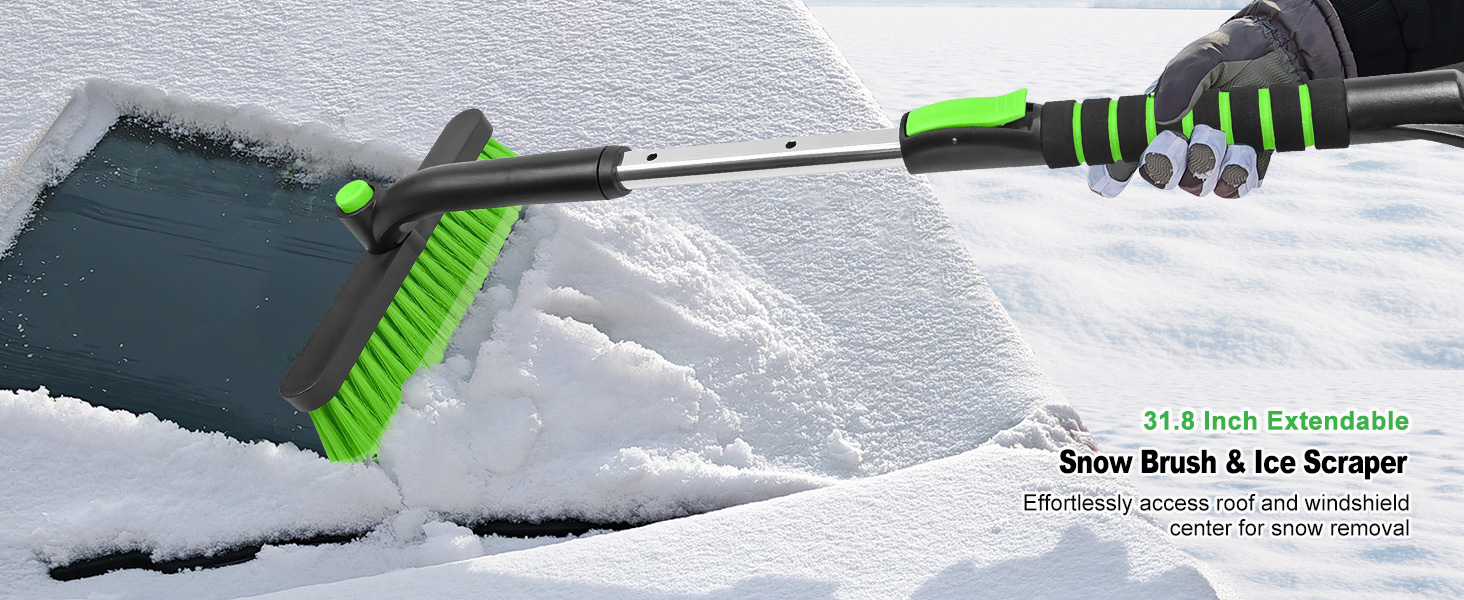 snow brush ice scraper