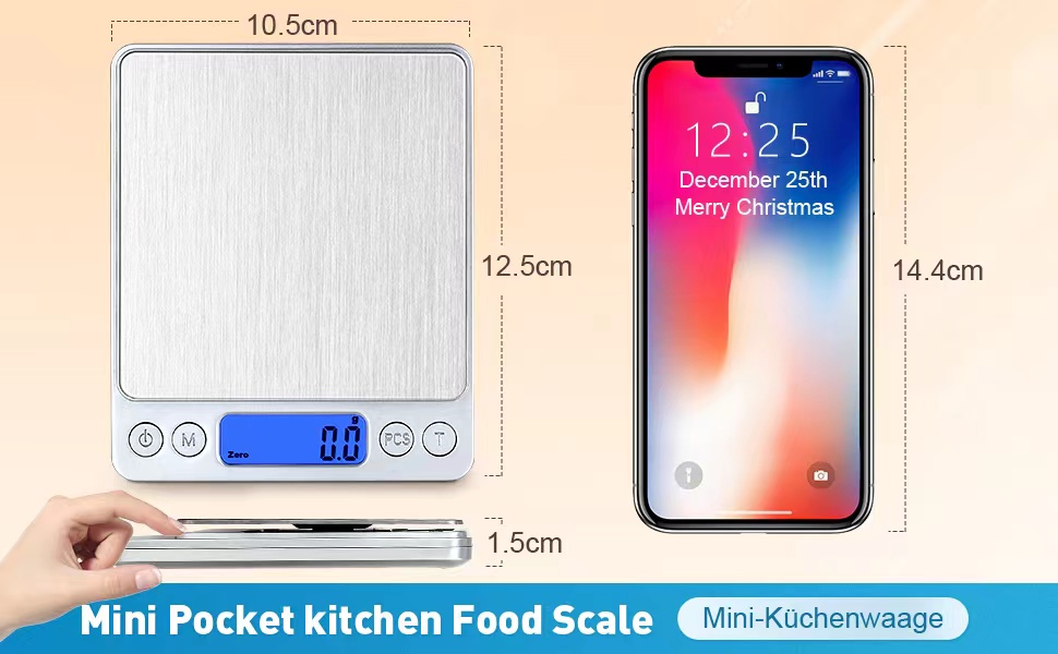 the kitchen kitchen scale is a smart phone