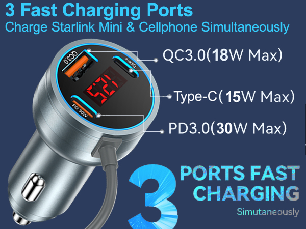 starlink mini car charger