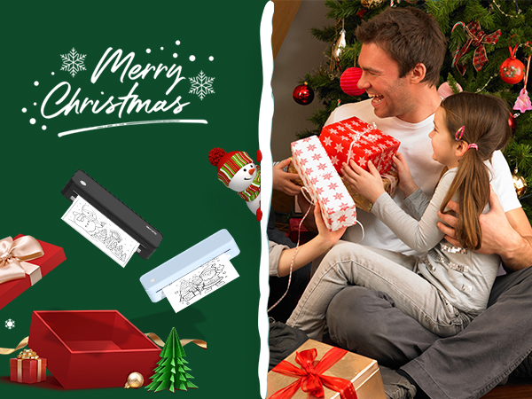 Christmas portable printer