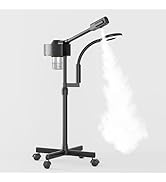 Facial Steamer with Magnifying Lamp, 2 in 1 Ozone Steamer for Face Professional, Professional Fac...
