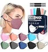 FENFEN KN95 Face Masks Disposable Adults - 50 Pack 5 Layer Protection Dust Breathable Comfortable...