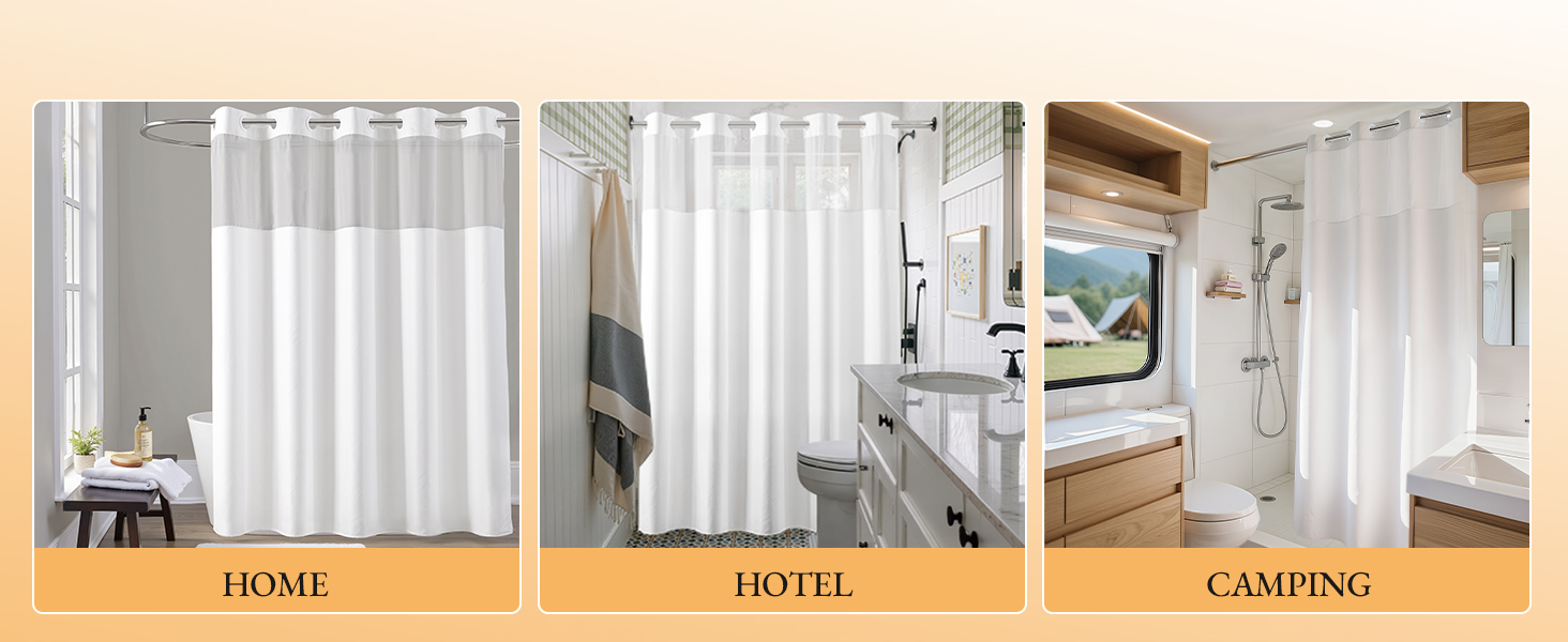 hotel shower curtain