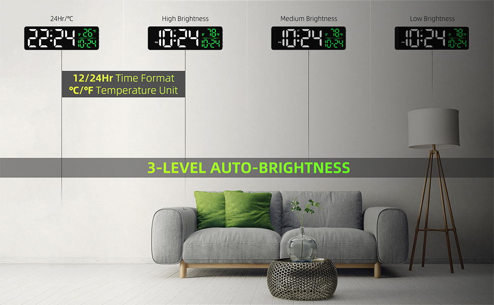 3-Level Auto-Brightness
