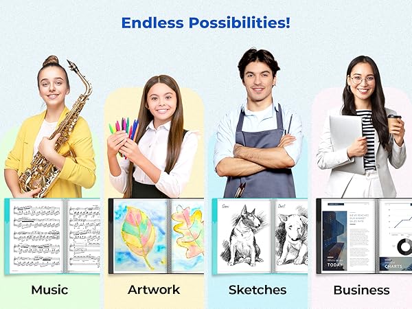 Dunwell Presentation Book 9x12 V - Endless Possibilities!