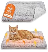 Self Warming Cat Bed, Reversible Warming Cooling Cat Bed, Winter Warm Cats Pad & Summer Cooling C...