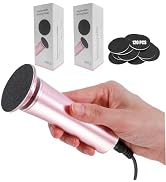 Electric Foot File Callus Remover Professional Foot File Pedicure Tools Adjustable Speed 120pcs R...