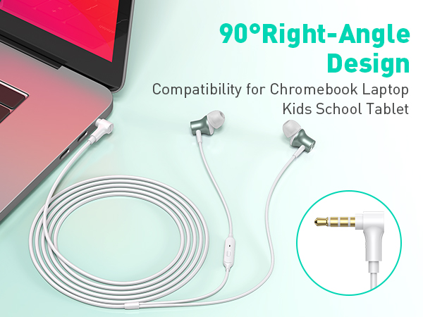 noise cancelling wired earbuds Earphone with long cord