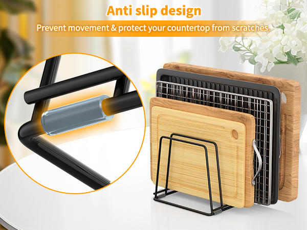 LAEMYFYRE Cutting Board Holder Stand