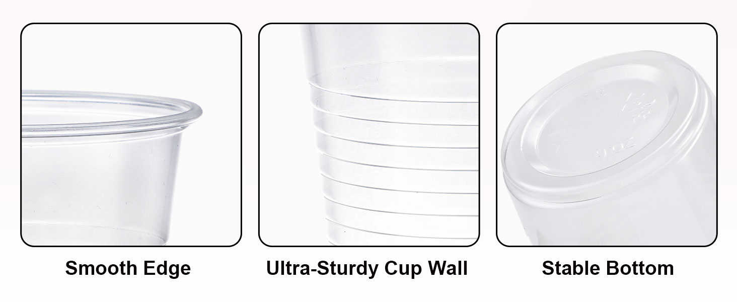 PP Clear Plastic Cups