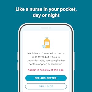 Medication dosing and reminders with the Kinsa smart digital thermometer help you feel better faster