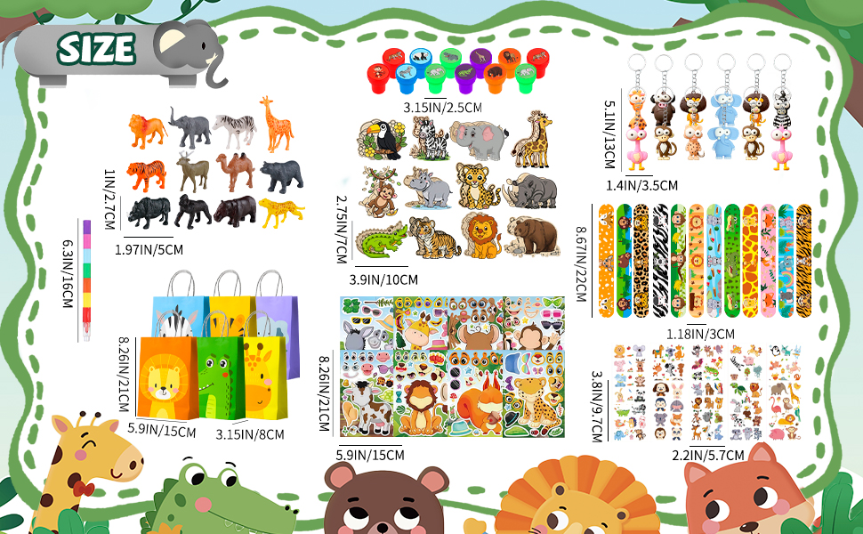 animal party goodie bags