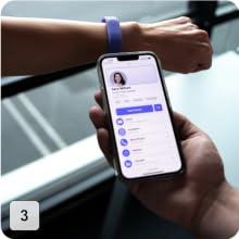 dot cards wristband