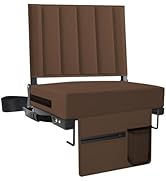 Aliphon Stadium Seat for Bleachers with Back Support and Cushion, Bleacher Seats with Shoulder St...