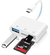 DICKMITH USB C Dual Slots with OTG Camera Digital Adapter | 3-in-1 Memory High Speed, SD and Micr...