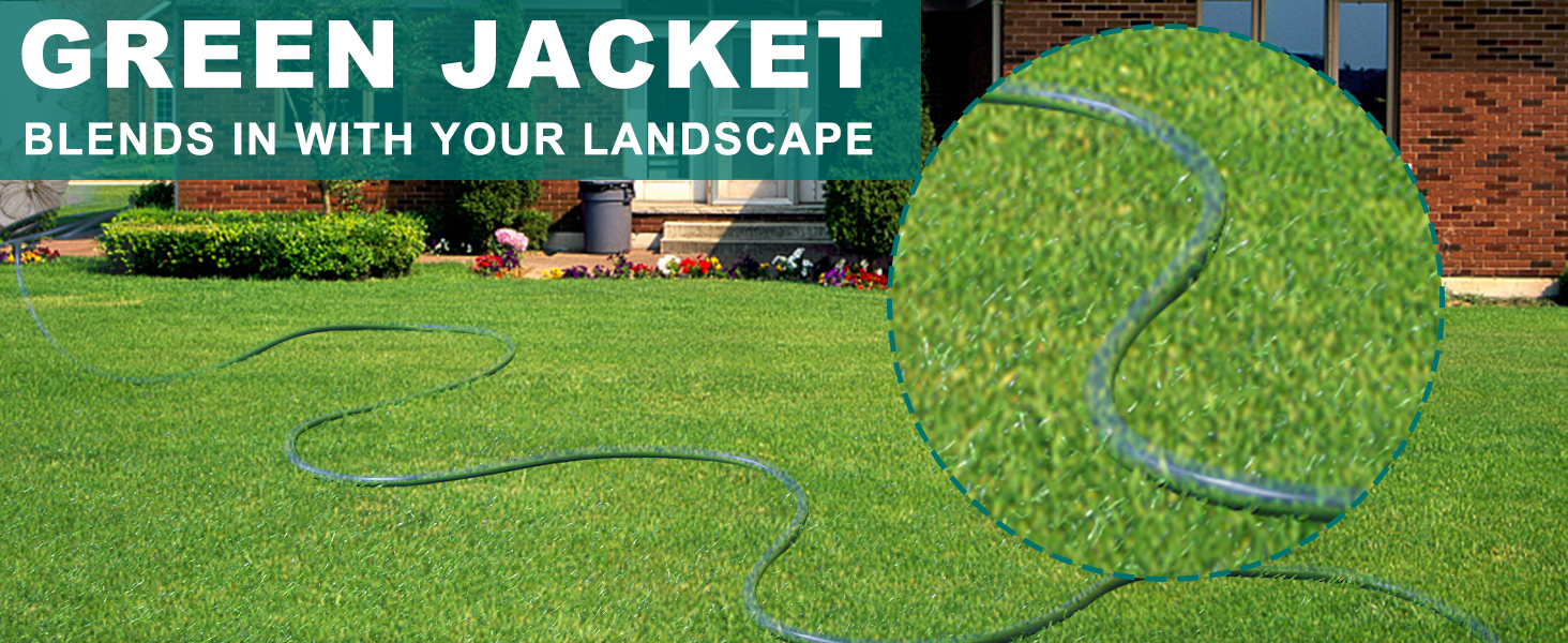 Outdoor Extension Cord Waterproof Flexible 3 Prong Extension Cord for Lawn, Garage