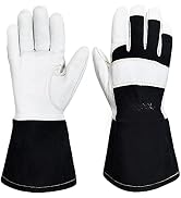 Intra-FIT TIG Welding Gloves, High Dexterity Premium Goatskin,Spark-Resistant,True Fit