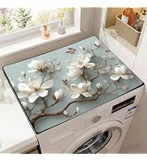 Washer and Dryer Covers for the Top, Non-slip Dryer Top Protector Mat, Dust-proof Washing Machine...