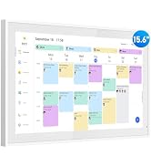 Digital Calendar, 15.6 Inch Wall Planner Electronic Calendar & Chore Chart, Smart Touchscreen Int...