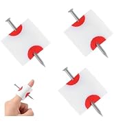 BWESOO 3Pcs White Scary Prank Funny Prank Prop Horrific, Fake Nail Through Finger Trick for April...