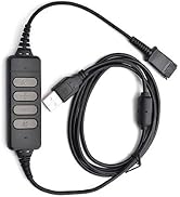 DA80 USB Audio Processor USB QD(201852-01/02) Connector to USB Adapter w/Volume Adjuster, Mute fo...