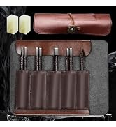 BAIQI Tungsten Steel 8 Pcs Hand Carve Tool Kit for Enthusiast to Engrave Soft Limestone and Slate...