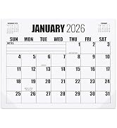 Large Print Magnetic Wall Calendar 2026-2027, Big Calendar Runs From Jan 2026 to Jun 2027, 14" x ...