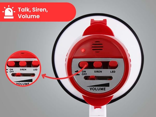megaphone bullhorn speaker bull horn loud blow mini rechargeable mega phone tornado siren