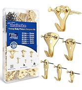 maierke 103PCS Picture Hanger Kit (10-100lbs) with Screws,Picture Frame Hooks Heavy Duty Picture ...