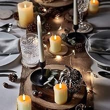 Flameless Pillar Candles