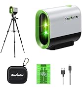 Enventor Green Laser Level with Tripod, Self Leveling Laser Level for Picture Hanging and Home DI...