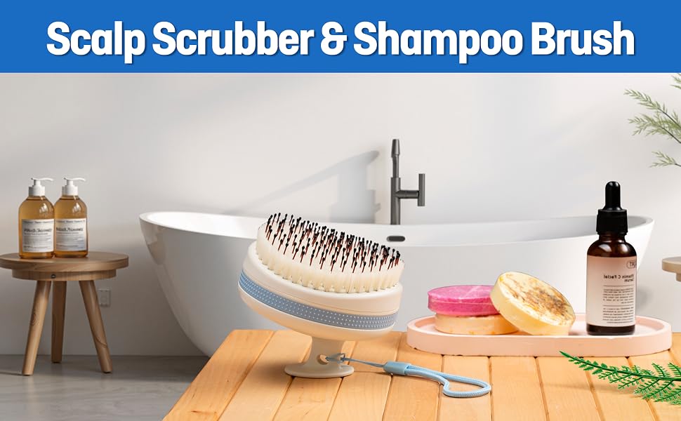 scalp scrubber shampoo brush