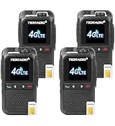 TIDRADIO Unlimited Range Rapid Walkie Talkies 6000+Miles,4G LTE Long Range PoC Radio with SIM Car...