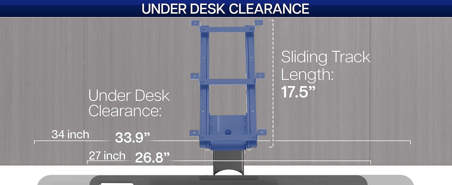 Under desk keyboard tray slide out Keyboard tray pull out Keyboard desk attachment wrist rest