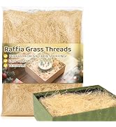 Sukh Raffia Grass Threads 5.3OZ - Shred for Gift Wrapping Easter Grass Basket Gift Box Filler Pac...