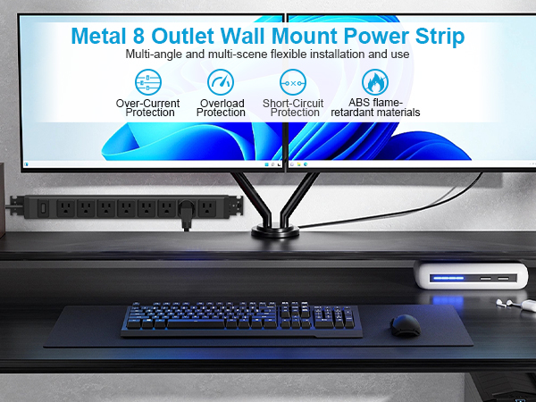 wall mount power strip