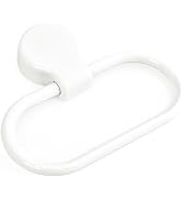 White Hand Towel Ring, Adhesive Towel Holder, Towel Rings for Bathroom Wall, Towel Ring Hand Towe...